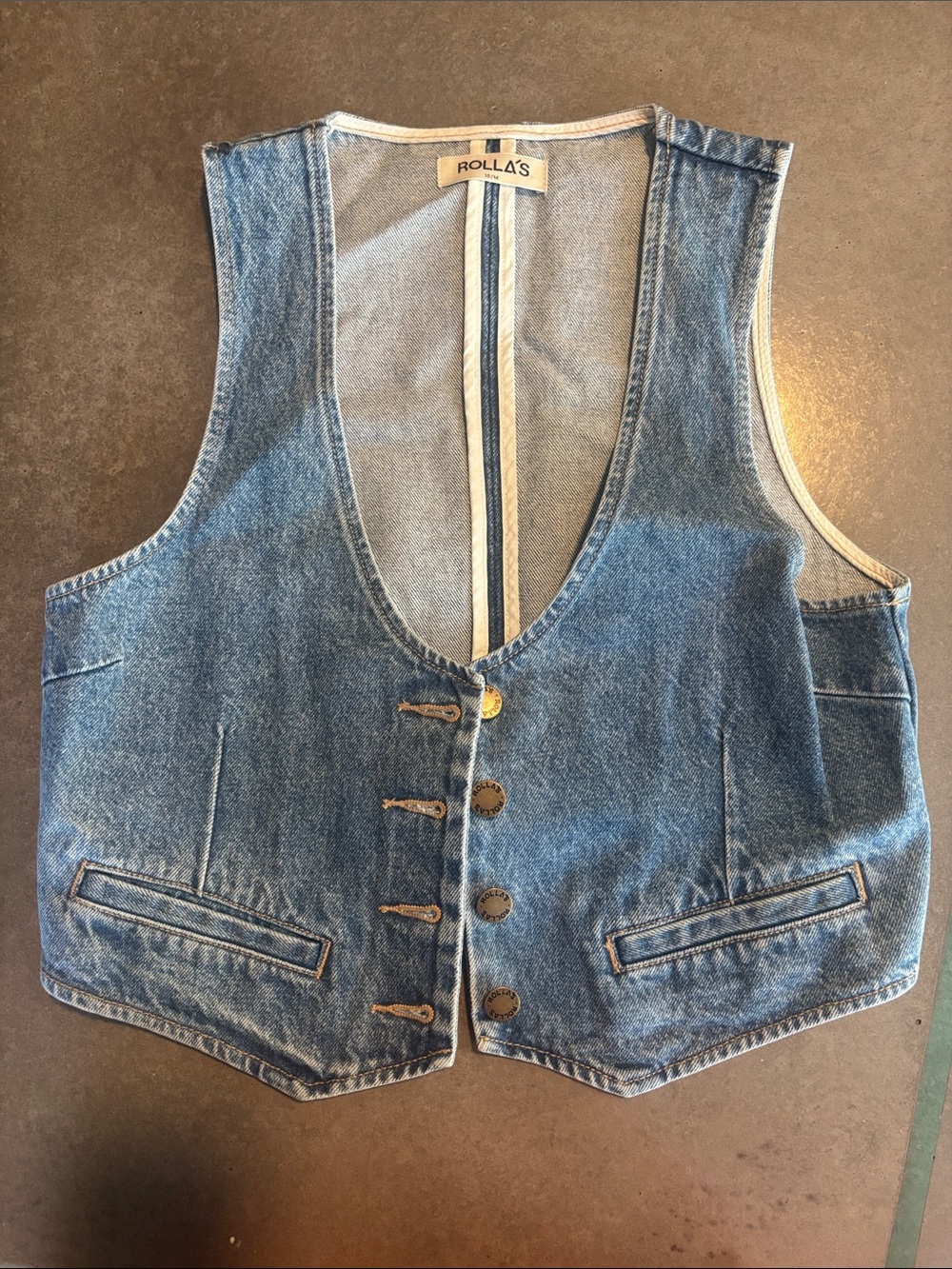 rolla’s denim vest